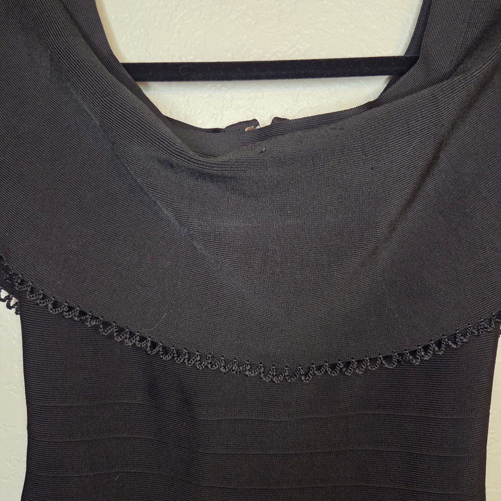 Marciano Black Strapless Dress - Picture 4 of 9